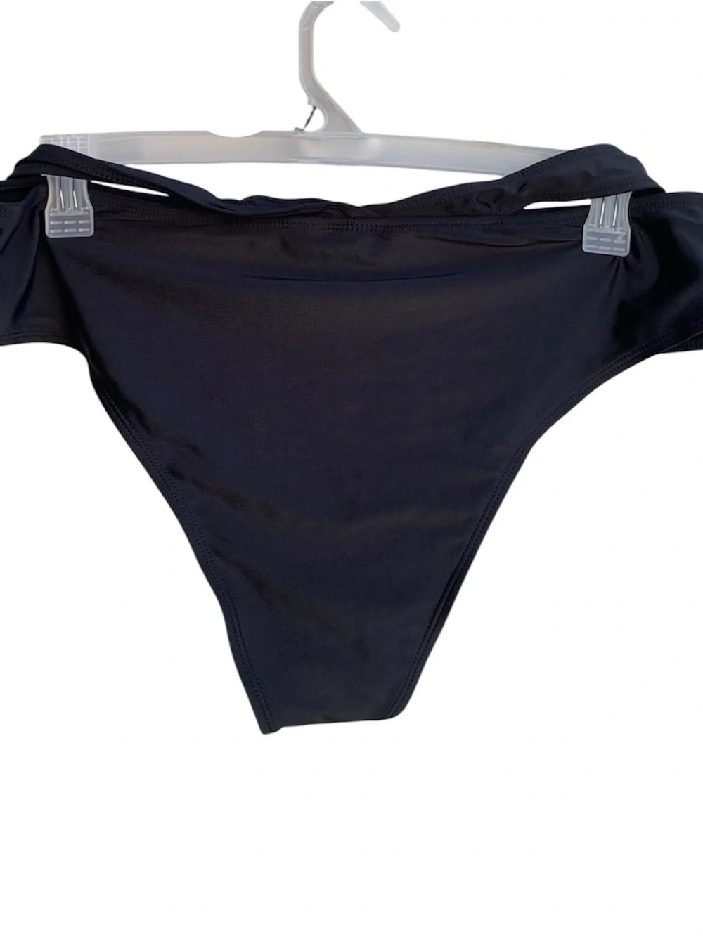 Women’s Two-Piece Swim Set – Black Bottom & Sage Green Top